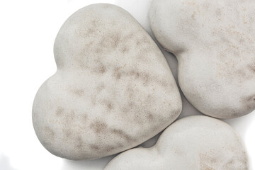 Tasty heart shaped gingerbread cookie, Christmas treat,