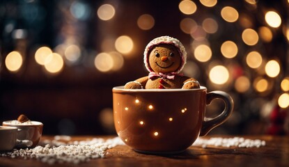 Cookie Man dancing at Christmas