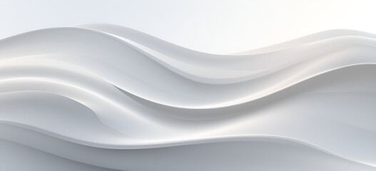 Obraz na płótnie Canvas Sleek White Abstract Art: Versatile for Web Templates and Poster Designs. Minimalist Modern Background in White: Ideal for Web Templates & Posters