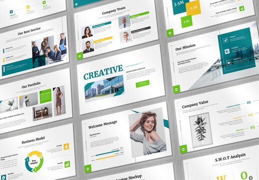 Creative Business Presentation Template layout