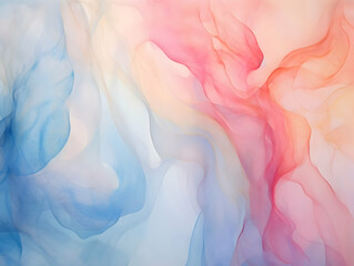 Veil texture abstract background, watercolor fluid painting background, dye splash style, alcohol...