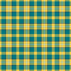 Fototapeta premium Textile vector texture of fabric pattern background with a tartan plaid check seamless.