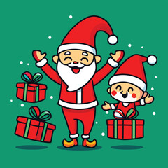 navidad feliz clipart - Kidut
