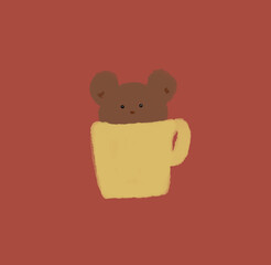 クマさんのマグカップ