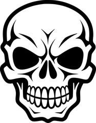 Fototapeta premium Skull - High Quality Vector Logo - Vector illustration ideal for T-shirt graphic