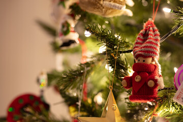 Australian Christmas Decorations on a Tree