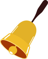 Christmas hand bell icon