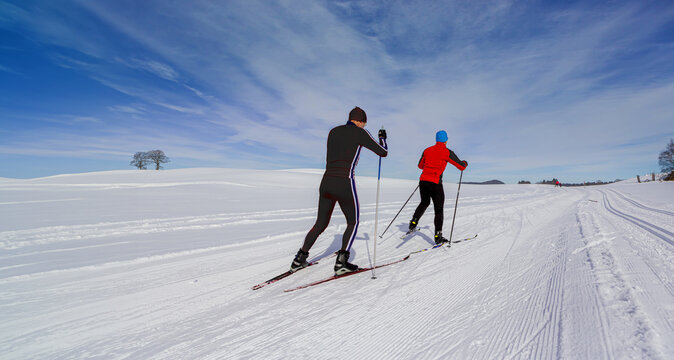 cross-country skiers