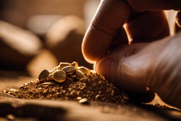 archeology ruins a tassel excavation of rare materials treasure hunt and archeology find gold rare resources. Ideal for archeology news