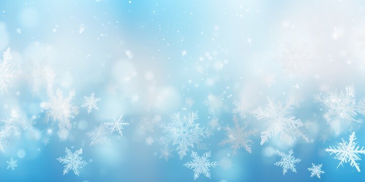 Christmas snowflakes background
