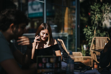 A diverse team discusses strategies for business growth, competitive analysis, and financial planning in a bustling urban city. They aim to achieve success and expand their small start-up.