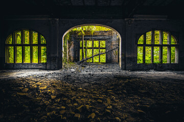 The abandoned German tuberculosis hospital