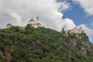 Fototapeta na wymiar monastery in the city of Chiusa (Klausen)