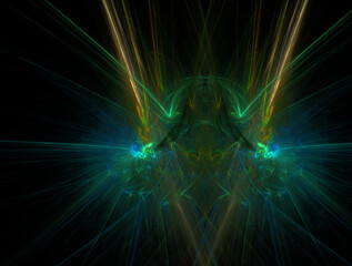 Fototapeta premium Imaginatory fractal abstract background Image