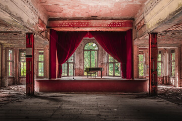 Fototapeta premium The abandoned German tuberculosis hospital