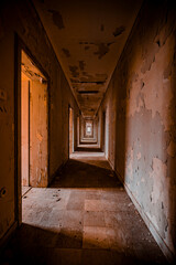 Obraz premium The farm house of an a military base