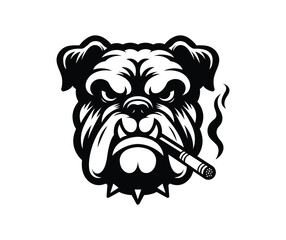 Dog Smoke Vector