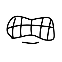 hand draw cartoon mouth