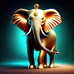 3d elephant