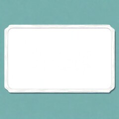 blank board on isolated background