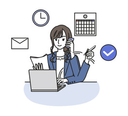 優秀な女性社員
