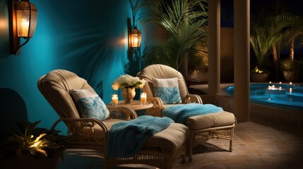 Colour photo of a eyecare oasis a  serene retreat.UHD wallpaper