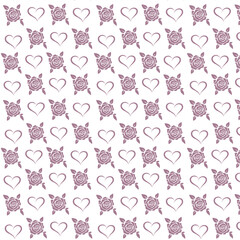 seamless pattern with hearts