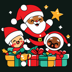 navidad feliz clipart - Kidut