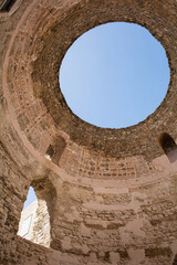 The 4th century Vestibule within the Diocletian Palace. Also called The Rotonda or The Atrium, it led from Peristil to the imperial apartments