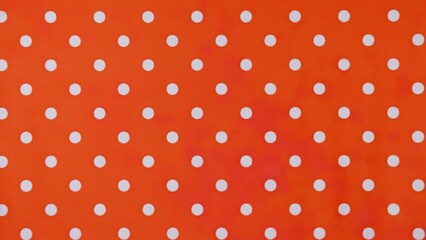 Unwrapping gift with silver bow on red background with polka dots isolated by Alpha channel. Revealing transparent background stop motion animation. 