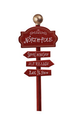 North Pole sign. PNG.