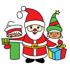 navidad feliz clipart - Kidut