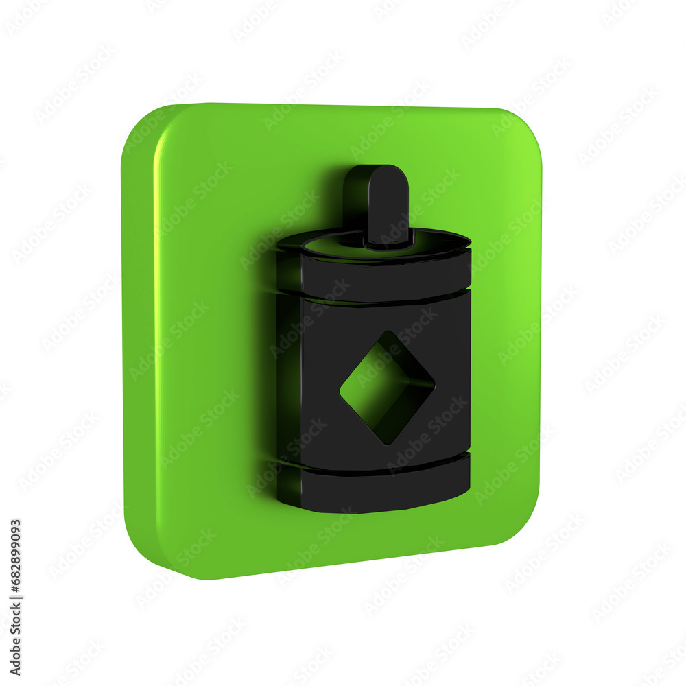 Poster black firework icon isolated on transparent background. concept of fun party. explosive pyrotechnic 