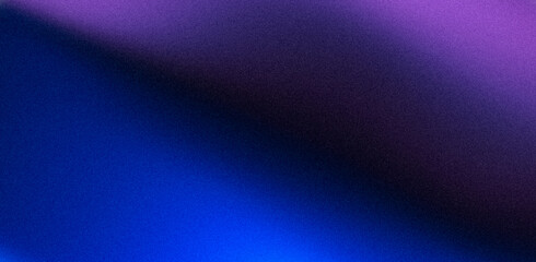 Abstract dark purple blue unique blurred grainy background for website banner. A large, wide template, pattern. Color gradient, blur. Desktop design. Defocused, colorful, mix, bright, fun pattern