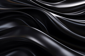black silk background, Generative Ai