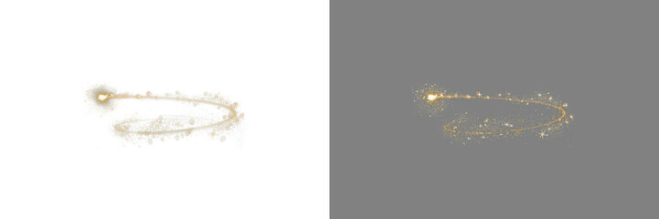  Magic Christmas overlay glitter, New Year, Holiday, Xmas, Gold fairy dust, Glowing stars, shining,...