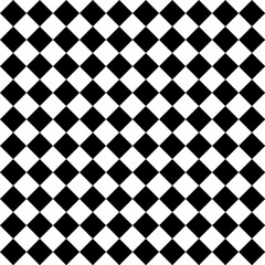 vector modern chess board rhombus seamless pattern