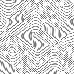 Seamless pattern dynamic wavy stripes. Vector abstract background illustration 
