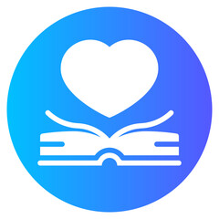 book gradient icon