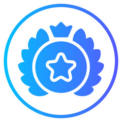 Excellence gradient icon