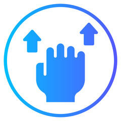 Obraz premium willpower gradient icon