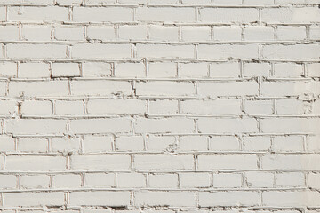 Light Bright Paint Brick Wall Texture Background