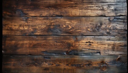 Rustic Wooden Wall with Warm Patterns and Textures