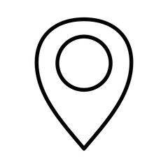Location icon vector design template illustration in trendy flat style suitable your design web