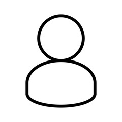 People icon vector design template illustration in trendy flat style suitable your design web