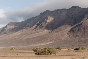 Stunning scenery and landscapes from the volcanic island Fuerteventura in Spain