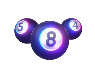 Lottery ball number eight