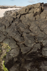 Amazing view of Fuerteventura volcanic island in Spain
