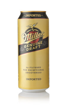 Miller Genuine Draft beer can
