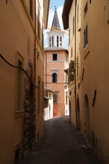 Fototapeta premium Historic buildings of Spoleto, Umbria, Italy